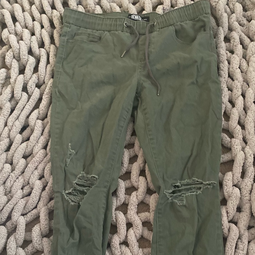 green joggers